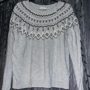 Gray h&m sweater good condition!